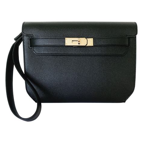 hermes black epsom kelly|Hermes kelly pochette price.